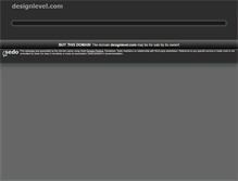 Tablet Screenshot of designlevel.com